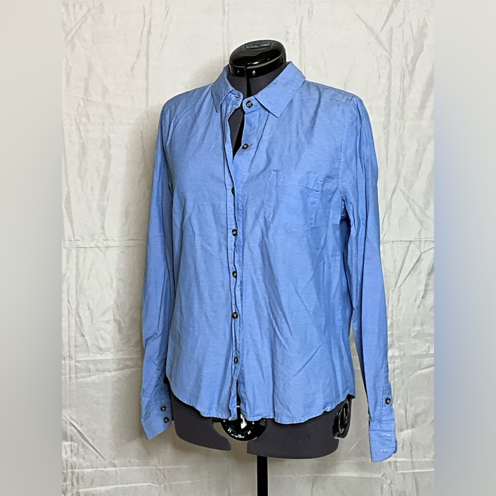 I Love H81 Denim Button Down Shirt